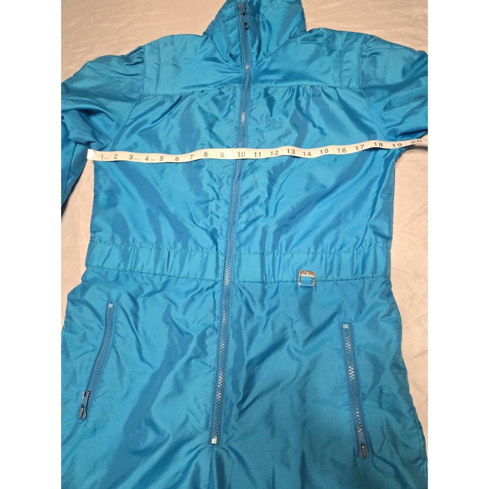 Womens Fera Ski Suit One Piece Snowsuit Snow Bib Jumpsuit Retro Onsie vintage 10 - Picture 7 of 12